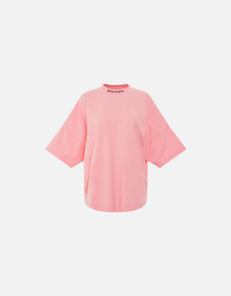 Classic Logo Oversized Pink T-Shirt