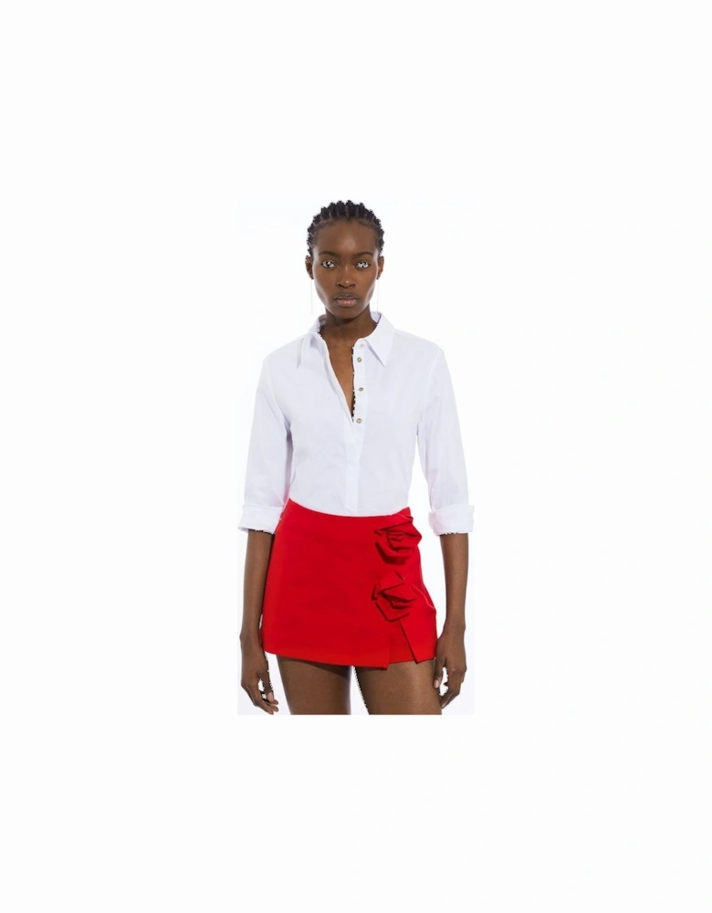 Rosette Ponte Jersey Mini Skort