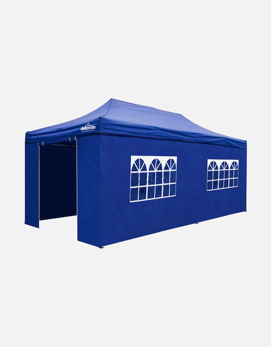 Premium 3x6m Pop-Up Gazebo & Side Walls, Water Resistant, Carry Bag, Stakes & Weight Bags Blue, 9 of 8