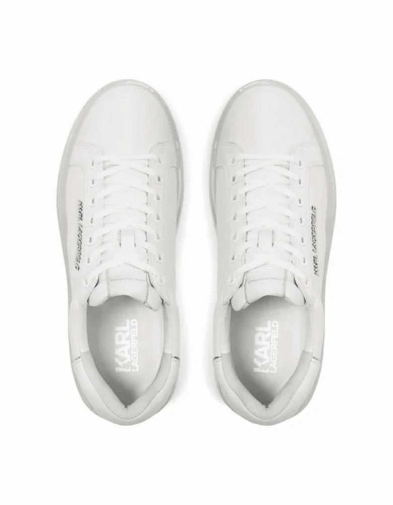 Plexikonic Metal Logo White Sneaker Trainer