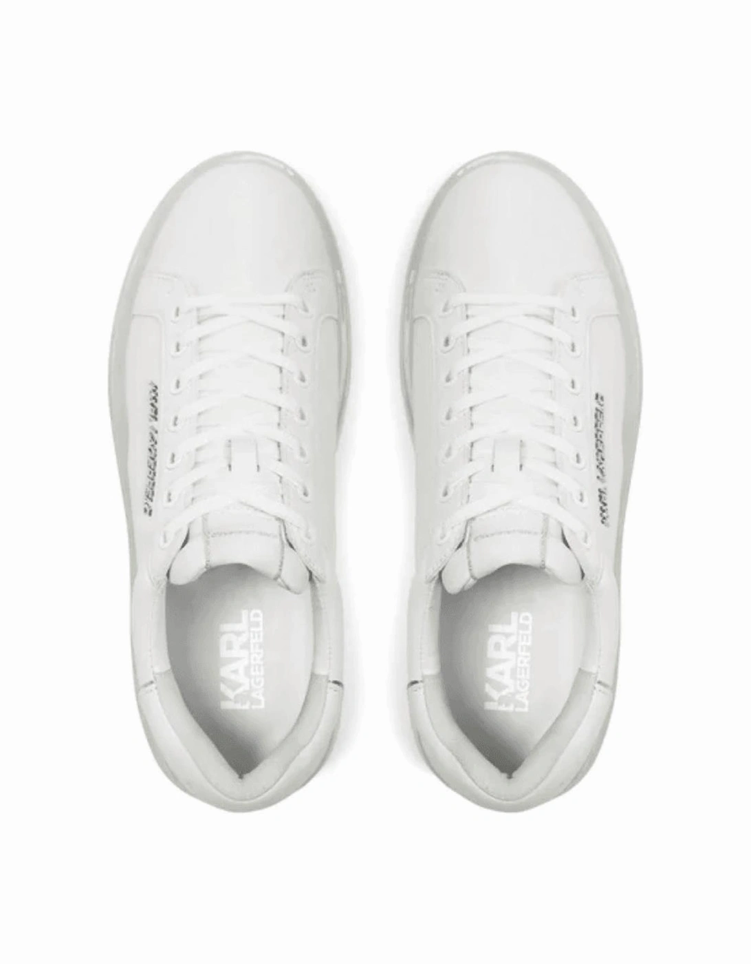 Plexikonic Metal Logo White Sneaker Trainer