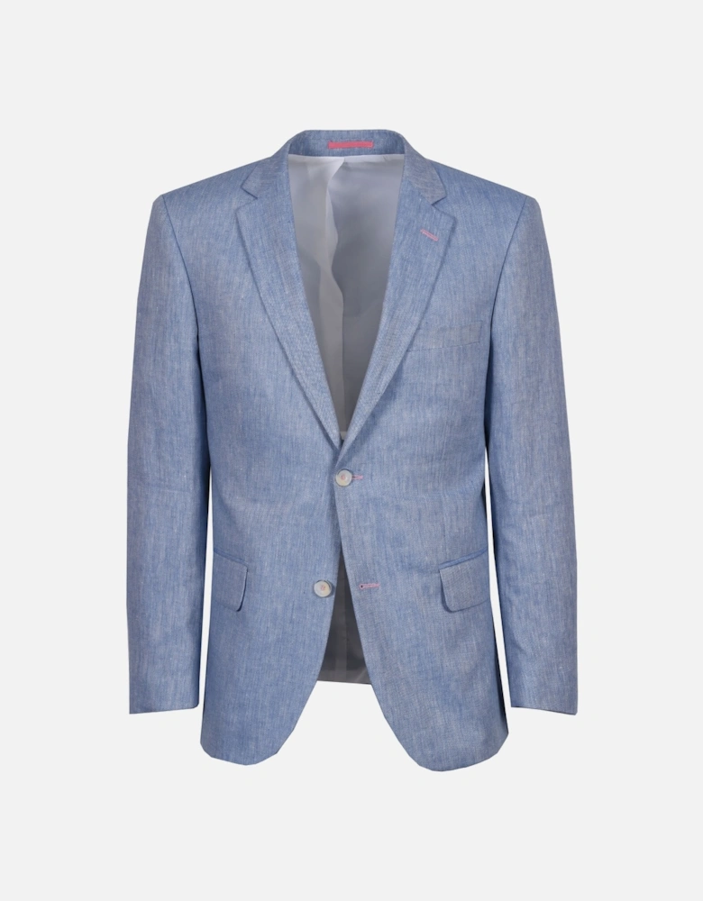 Linen Jacket Light Blue