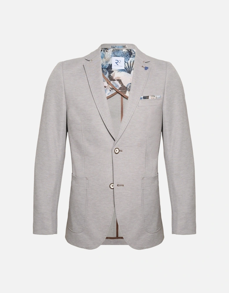 Notch Lapel Jacket Grey