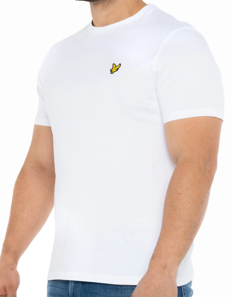 Lyle & Scott Mens Plain T-Shirt (White)