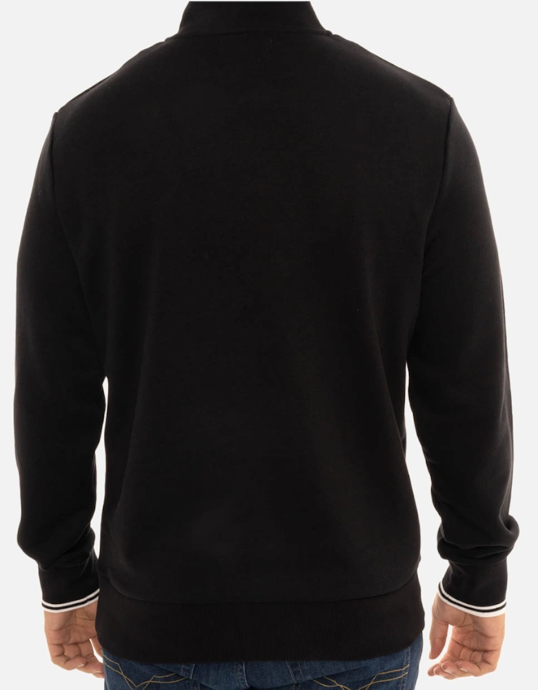 Mens Half Zip Sweatshirt (Black)