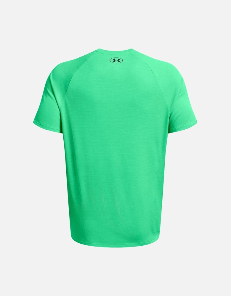 Mens Tech Textured T-Shirt (Green)