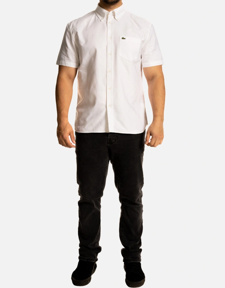 Mens S/S Oxford Shirt (White)