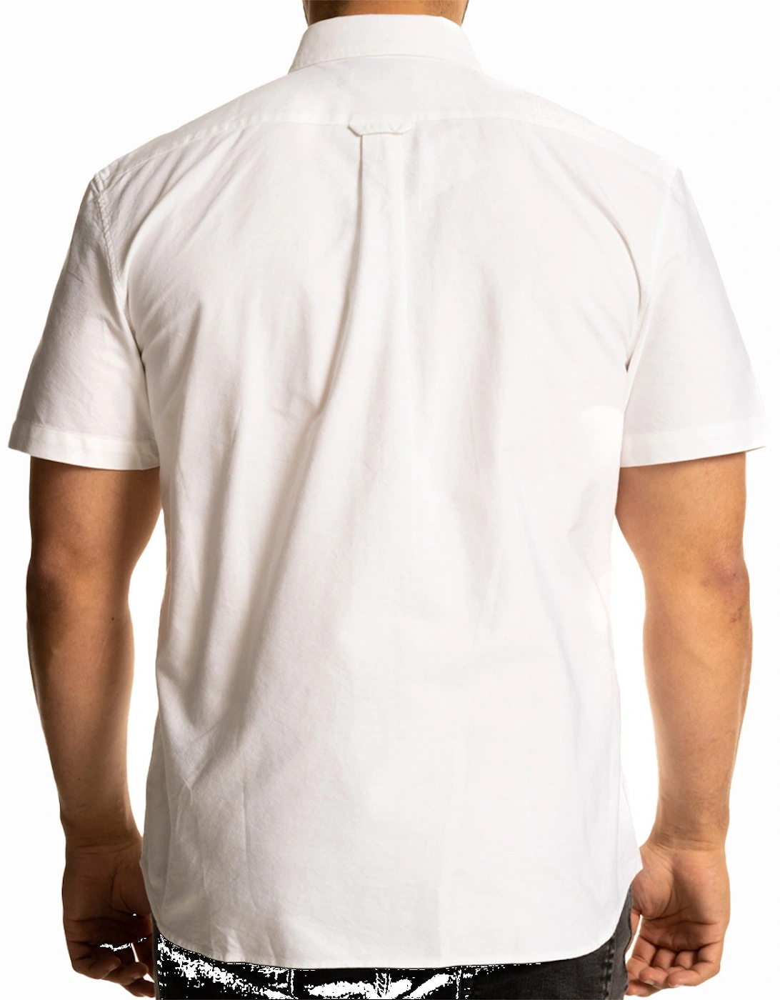 Mens S/S Oxford Shirt (White)