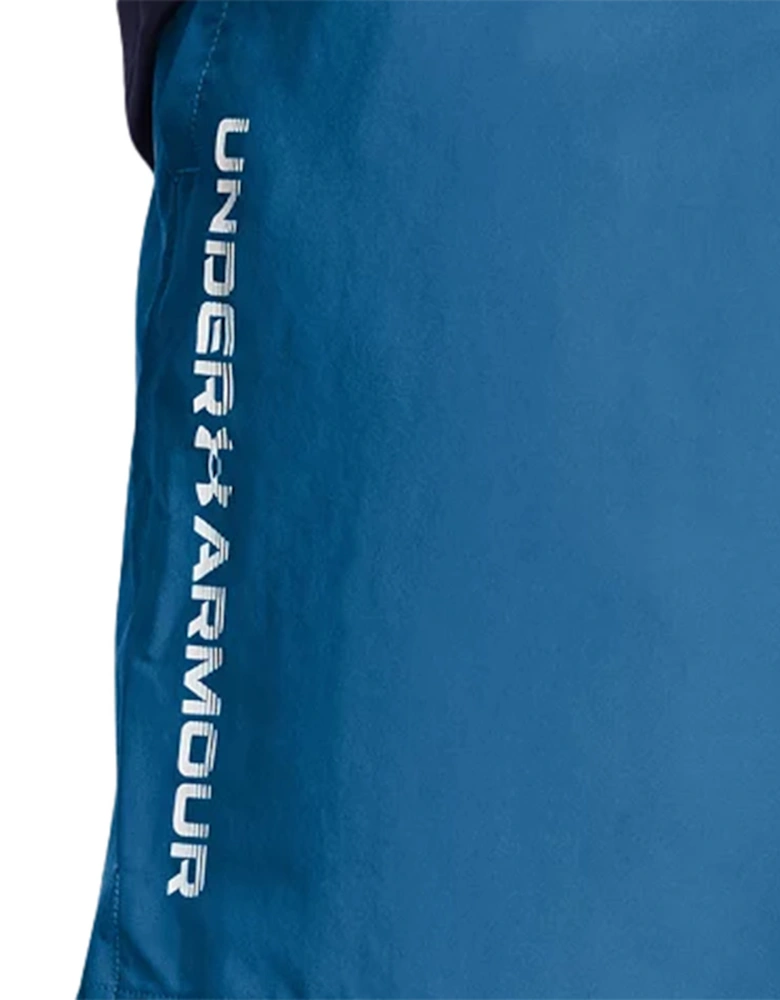 Mens Tech Woven Wordmark Shorts (Blue)