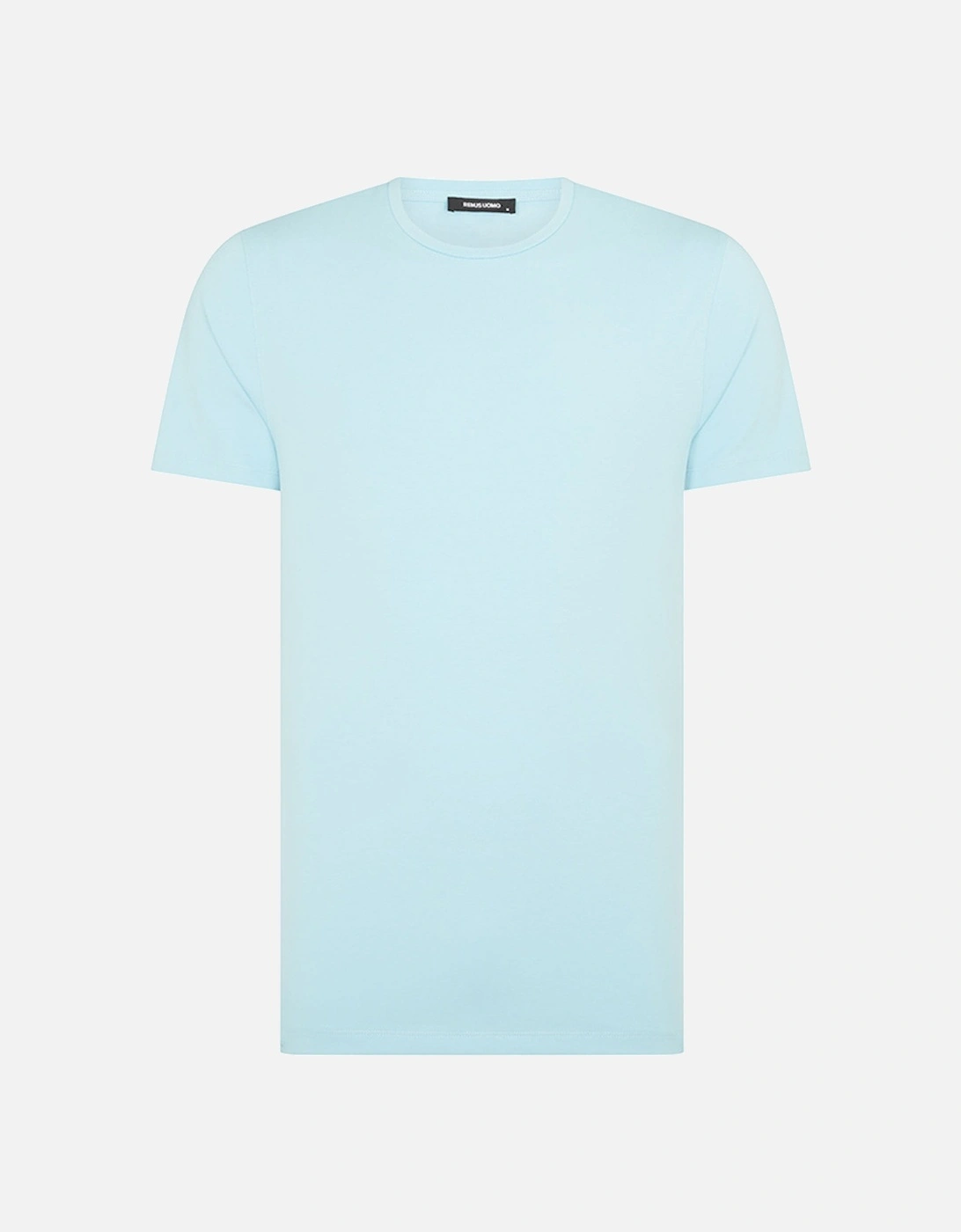 Mens Plain Tapered Fit T-Shirt (Sky Blue), 7 of 6