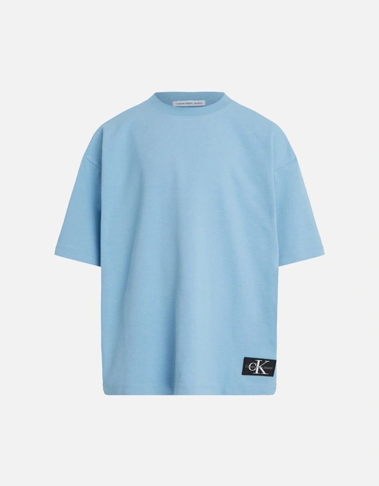 Calvin Klein Youths Relaxed Pique T-Shirt (Blue)