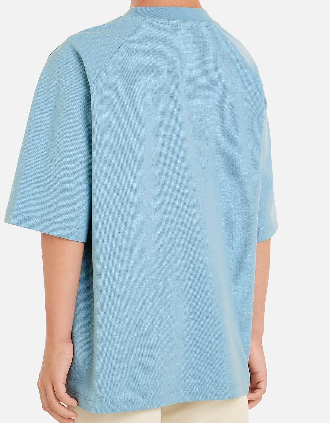 Calvin Klein Youths Relaxed Pique T-Shirt (Blue)