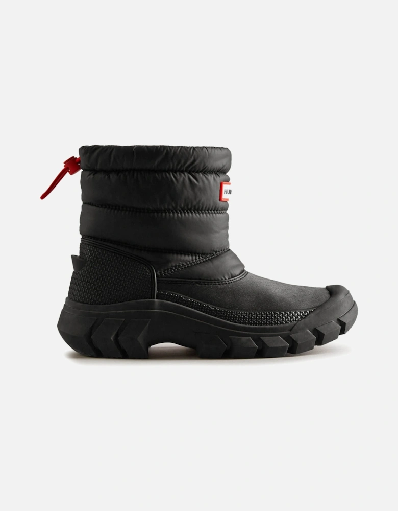 Womens Intrepid Short Snow Boots (Black)