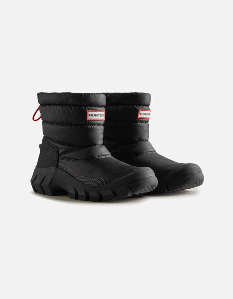 Womens Intrepid Short Snow Boots (Black)