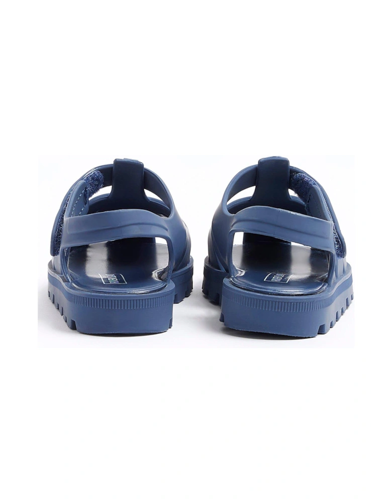 Mini Boys Jelly Sandals - Navy