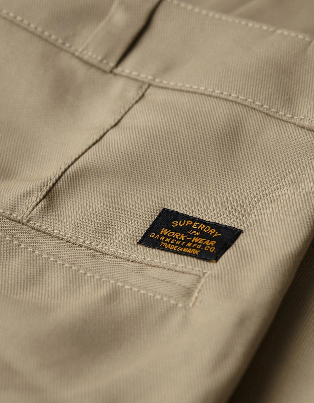 Straight Fit Chino Trousers - Beige