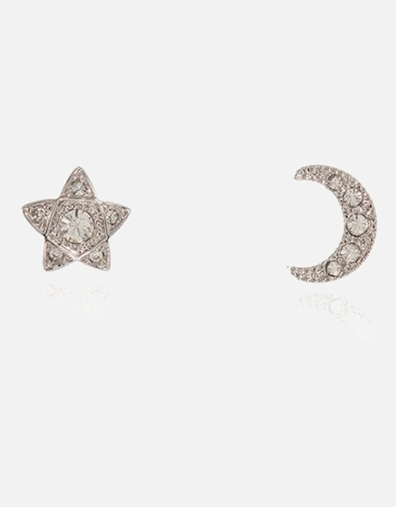 Cachet Lunar Star Earrings Platinum Plated