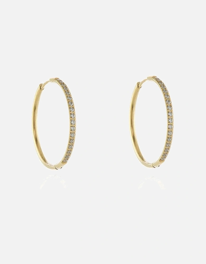 Cachet Vice Hoop Earrings plated in Gold
