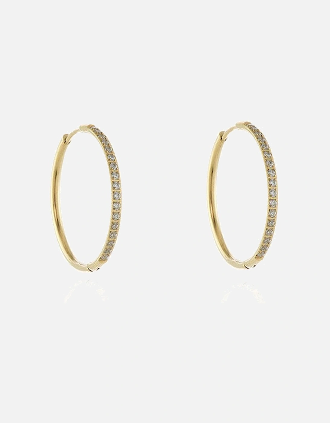 Cachet Vice Hoop Earrings plated in Gold, 4 of 3