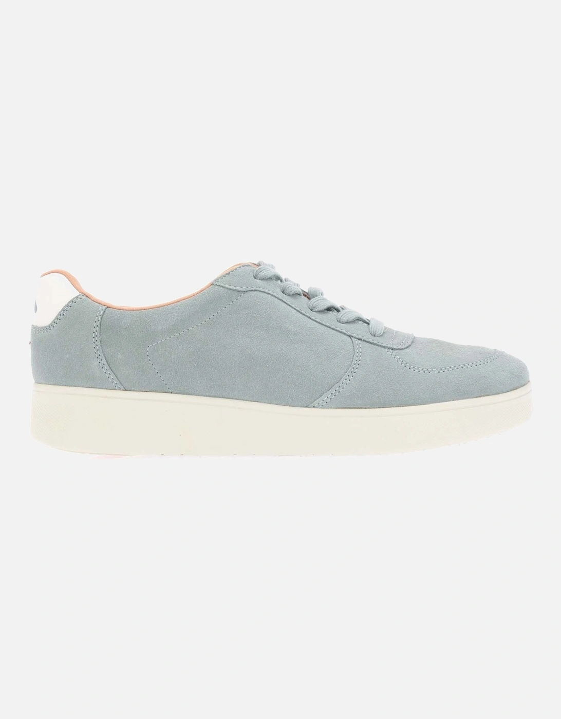 Womens Rally Suede-Mix Panel Trainers, 6 of 5