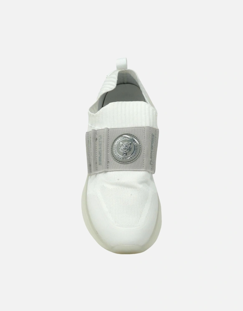 Plein Sport Logo Sock White Sneakers