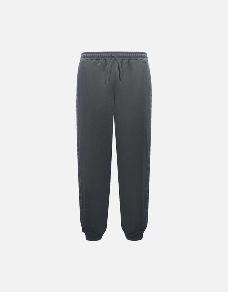 ST4177 102 Tonal Tape Black Sweat Pants