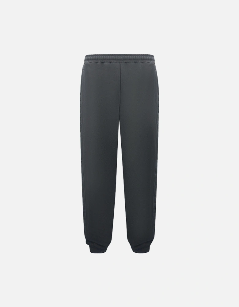 ST4177 102 Tonal Tape Black Sweat Pants