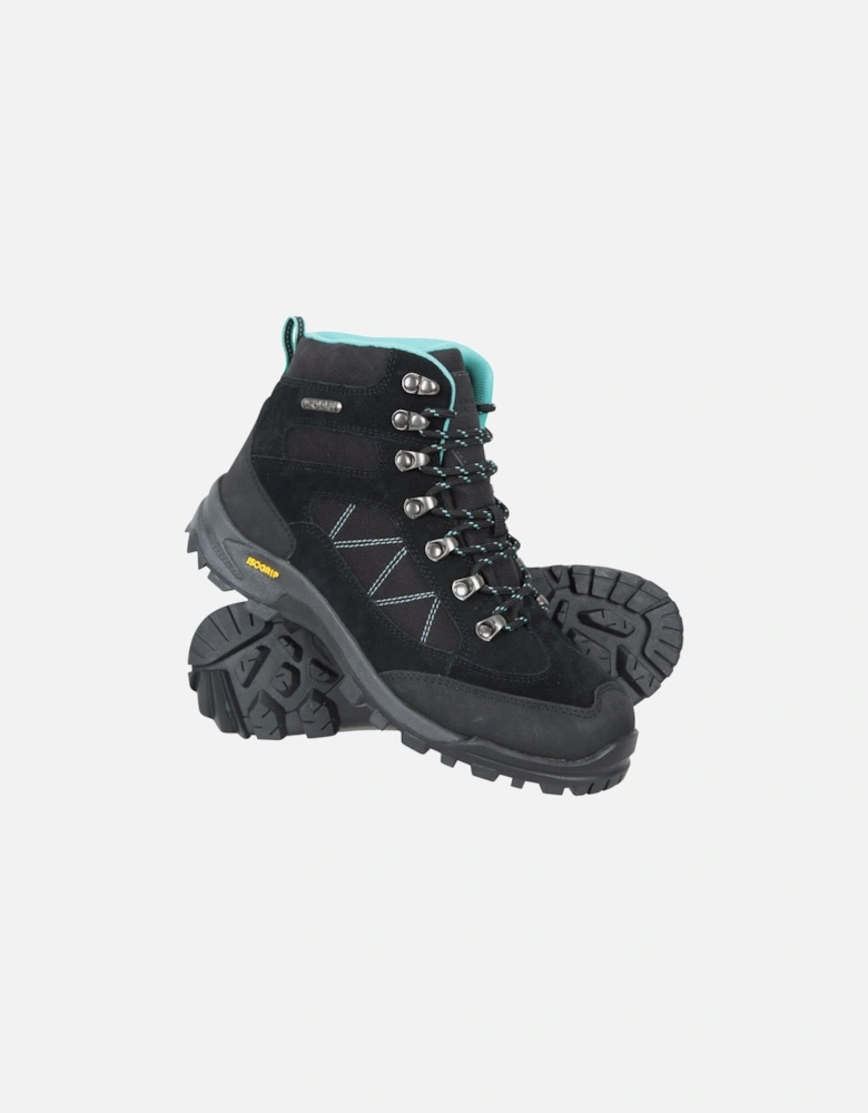 Womens/Ladies Storm Suede Waterproof Hiking Boots