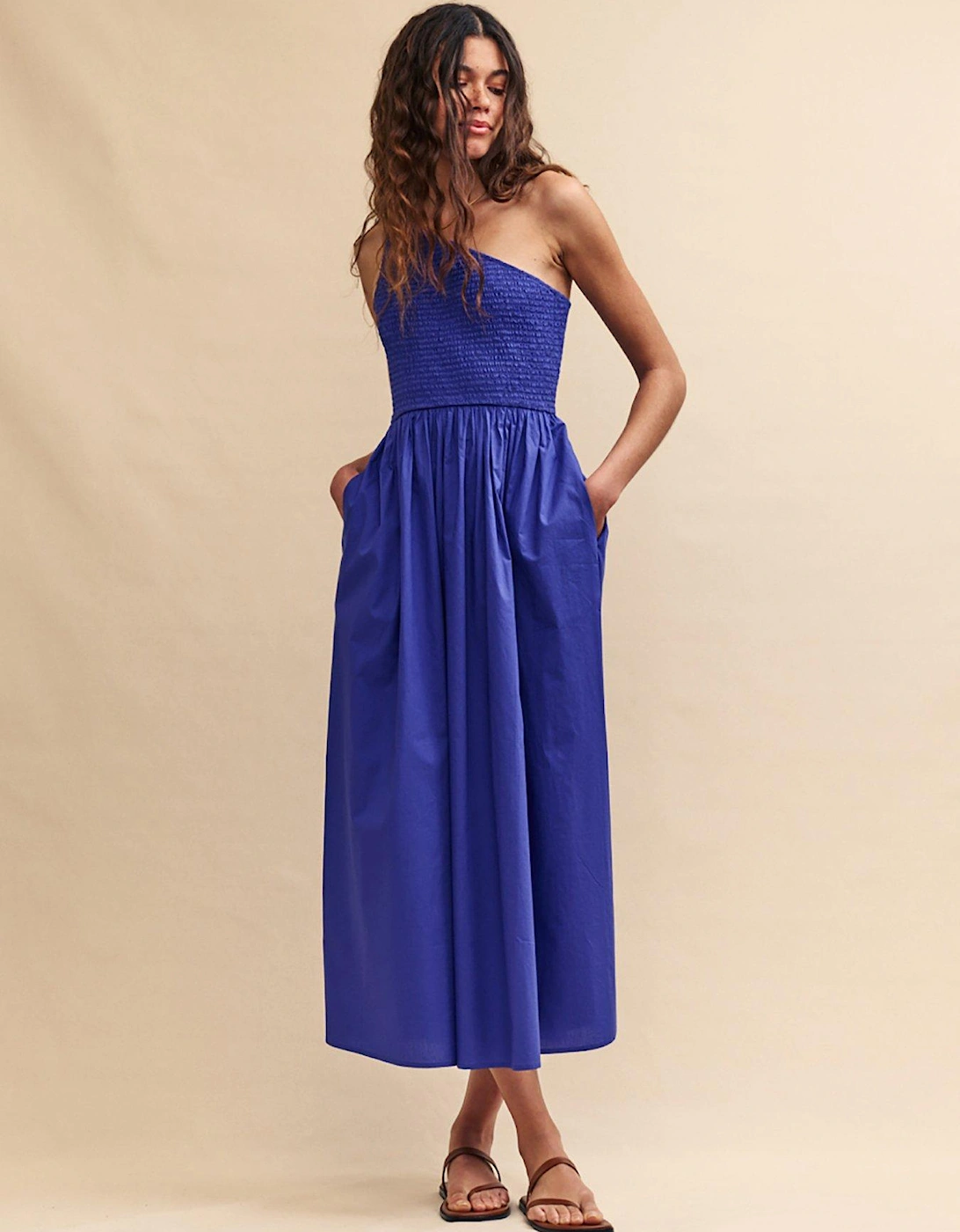 Georgia Midaxi Dress - Blue, 2 of 1