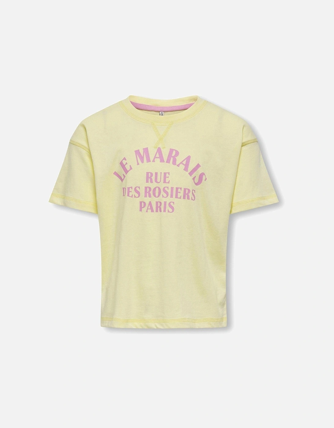 Girls Marais Short Sleeve Tshirt - Yellow Pear, 3 of 2