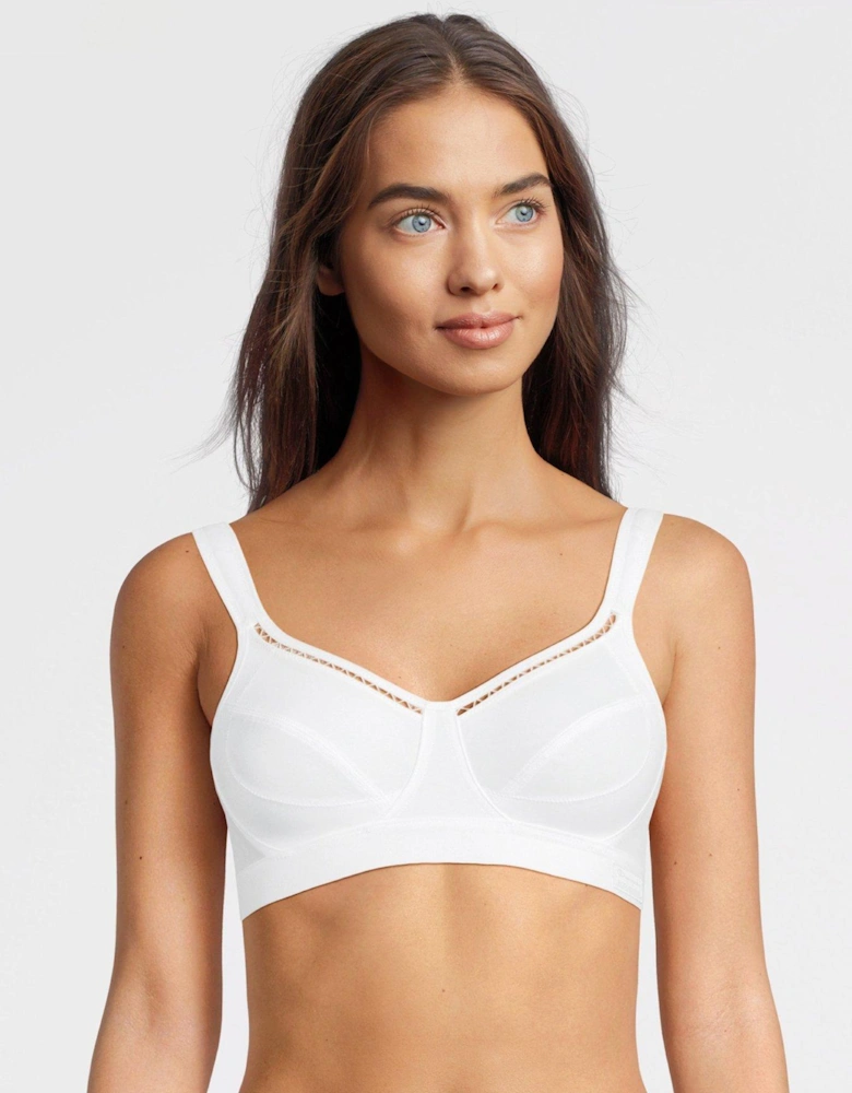 Womens Active Classic Sports Bra - White