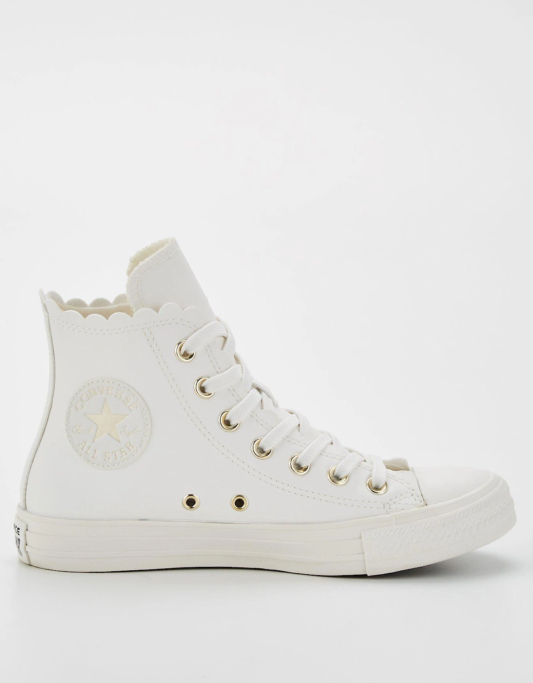Chuck Taylor All Star Synthetic Hi - White, 7 of 6
