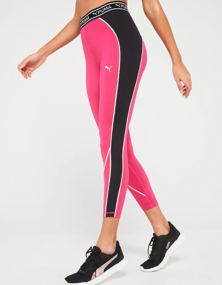 Womens Fit Train Strong 7/8 Tight - Pink