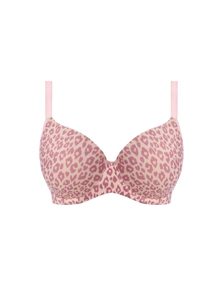 Undetected Underwired Moulded T-shirt Bra - Brown