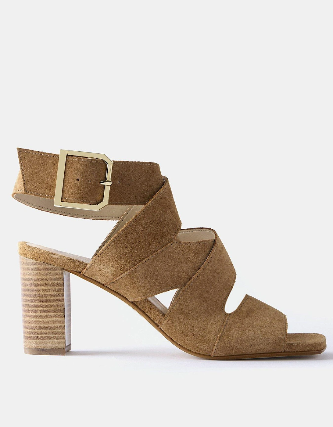 Lil Tan Suede Wrap Around Heel, 2 of 1