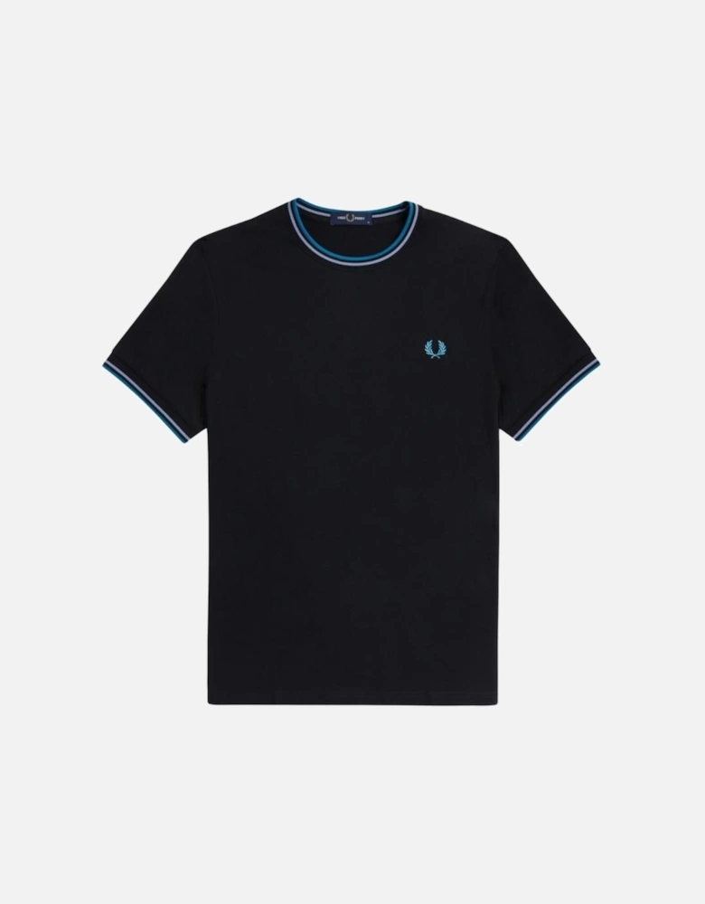 Twin Tipped T-Shirt - Black/Light Smoke/Ocean