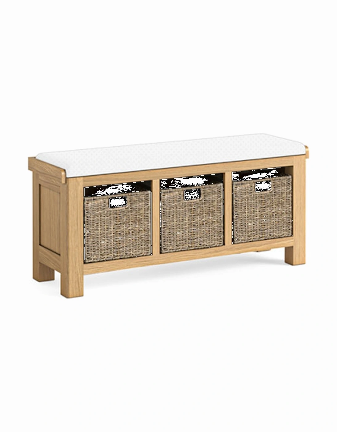 Normandy Storage Bench With Cushion Beige, 3 of 2