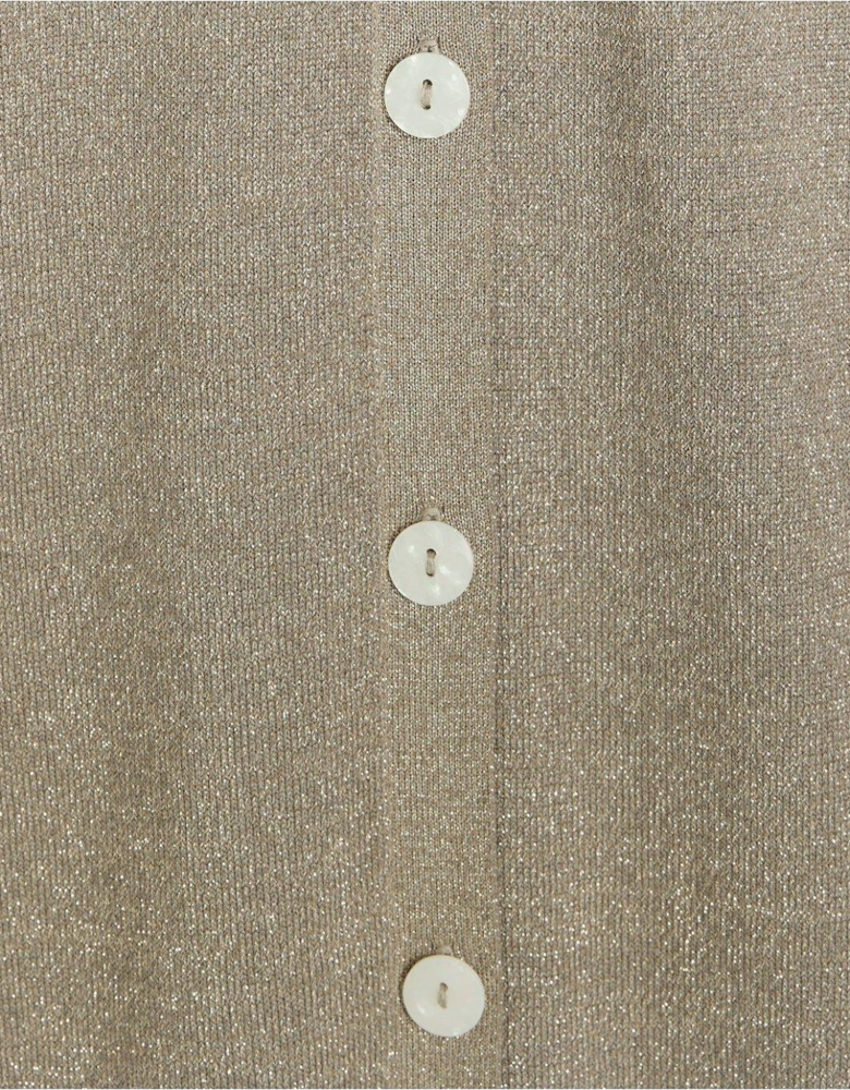 Knit Longline Cardigan - Bronze