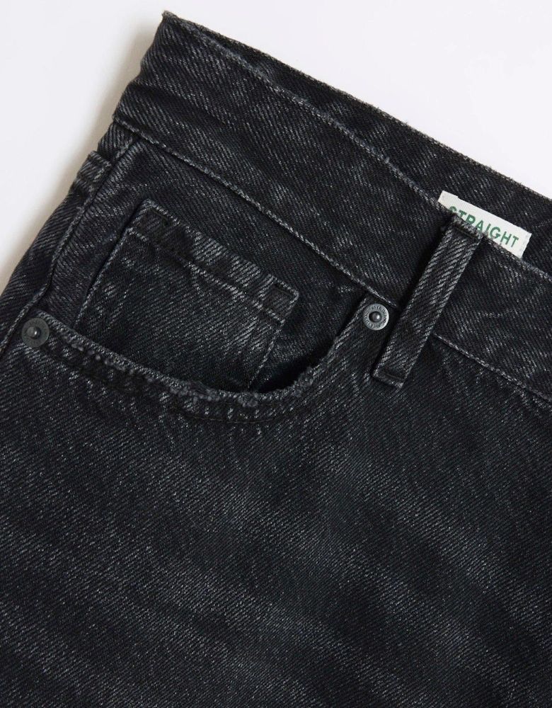 Plus 90s Straight Mid Jeans - Black