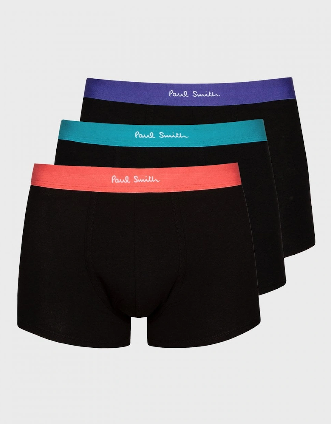 3-Pack Mens Mix Band Trunks, 5 of 4