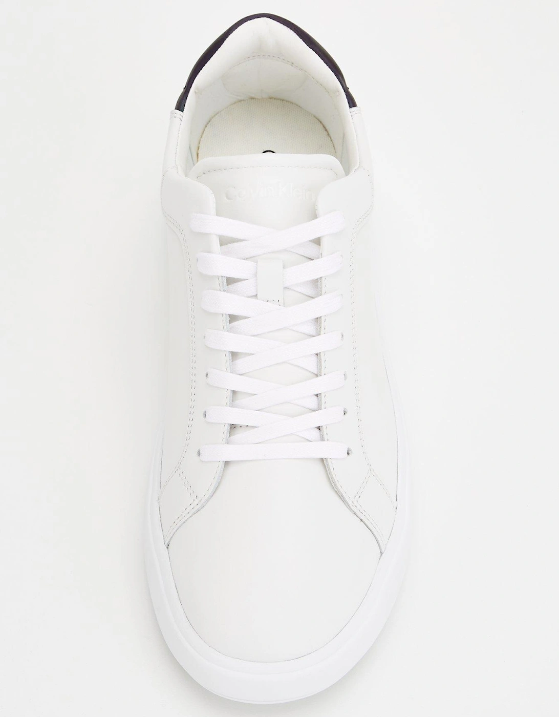 Low Top Lace Up Trainer - White