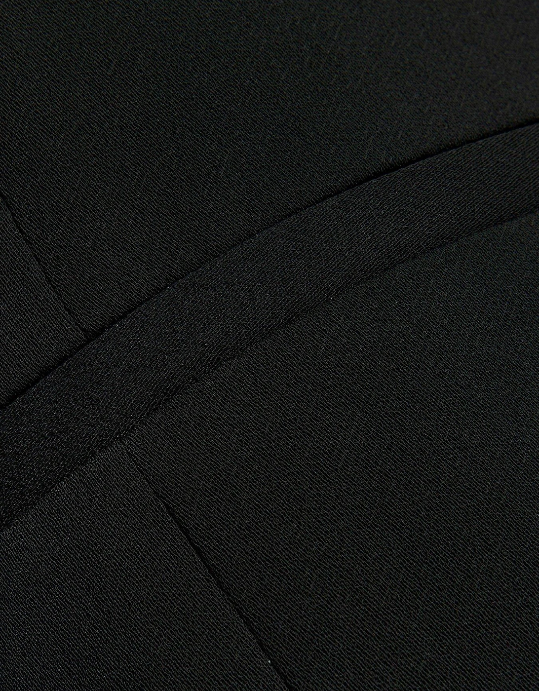 Shawl Collar Longline Blazer - Black