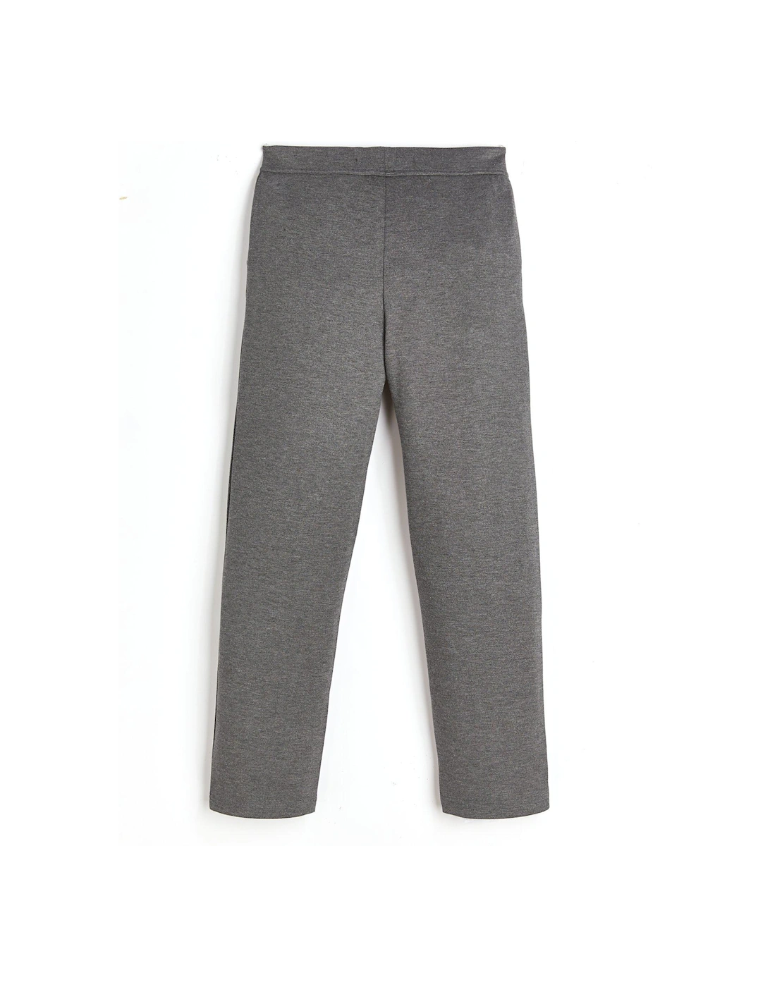 Girls 2 Pack Jersey School Trousers - Grey
