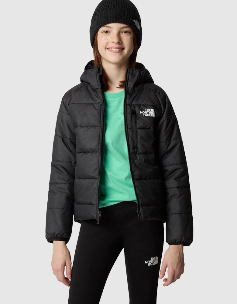 Older Girls Reversible Perrito Jacket - Black