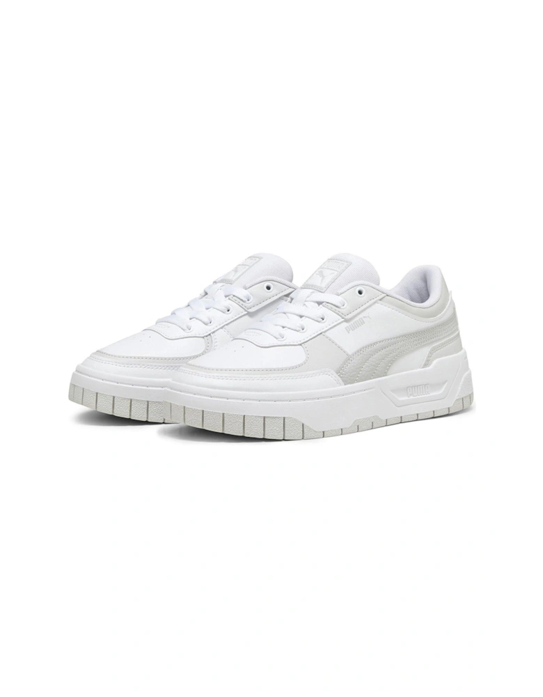 Cali Dream Leather Trainers - White/Grey