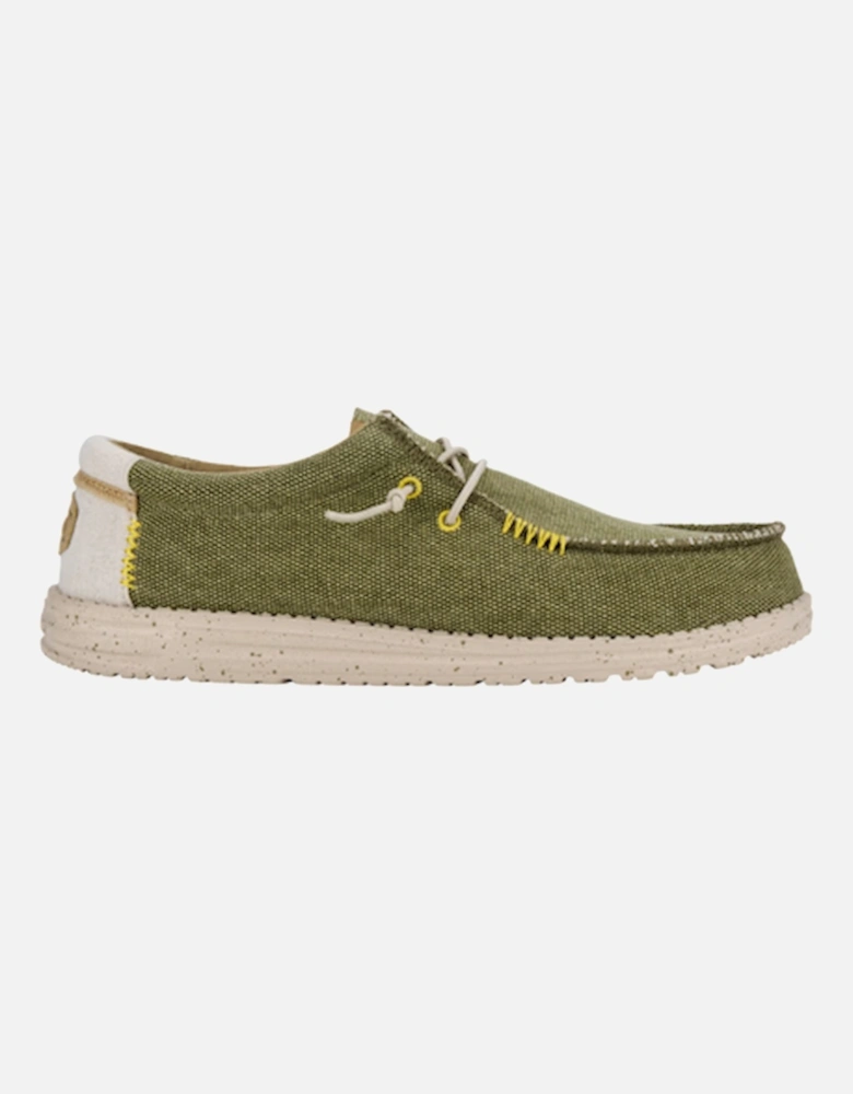 Men's Wally Coastline Jute Slip On Shoe Olive