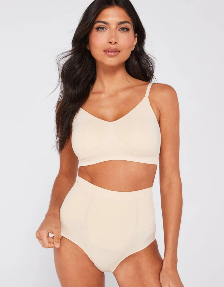 Light Padded Bralette - Beige