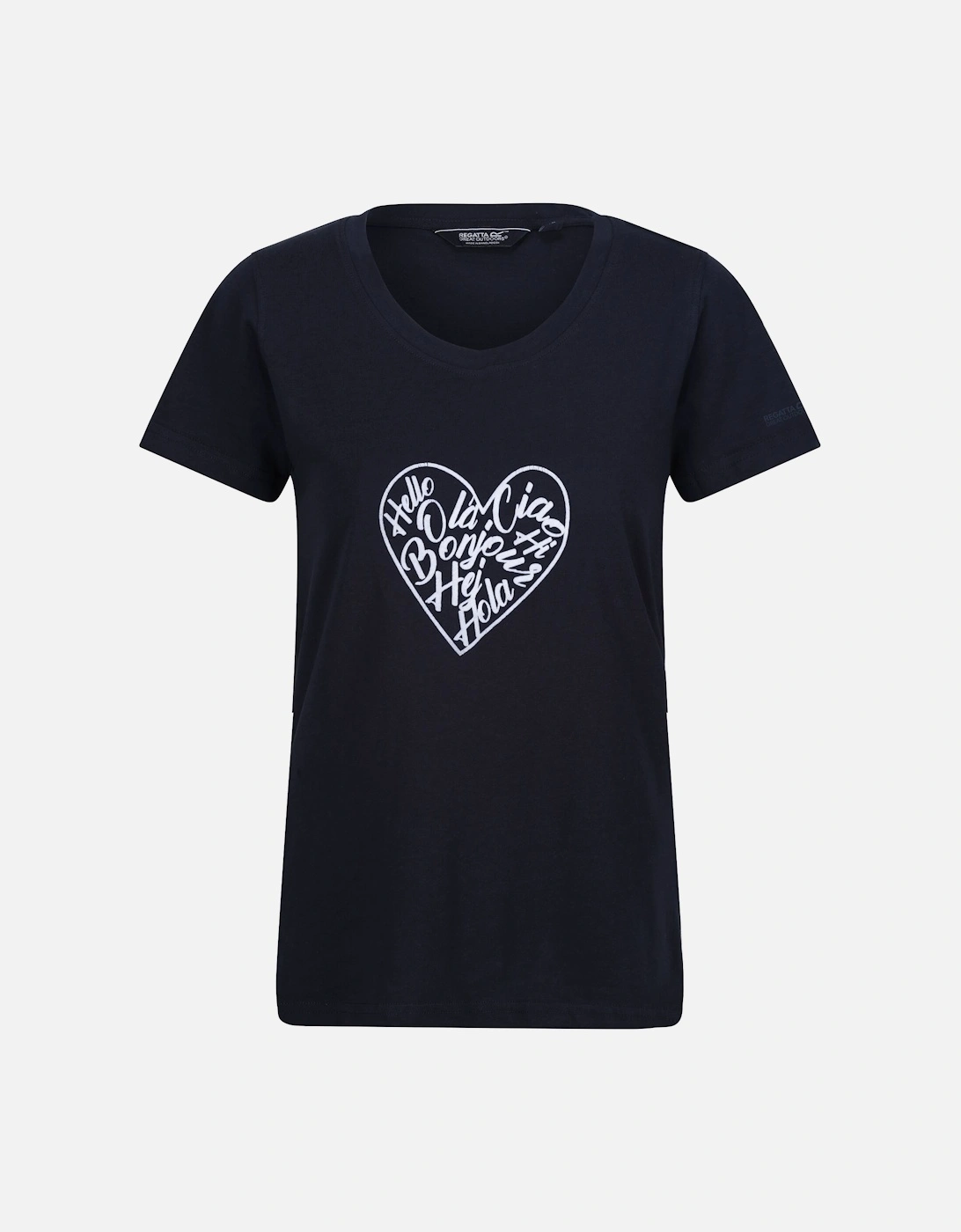 Womens/Ladies Filandra VIII Amore Heart T-Shirt, 6 of 5