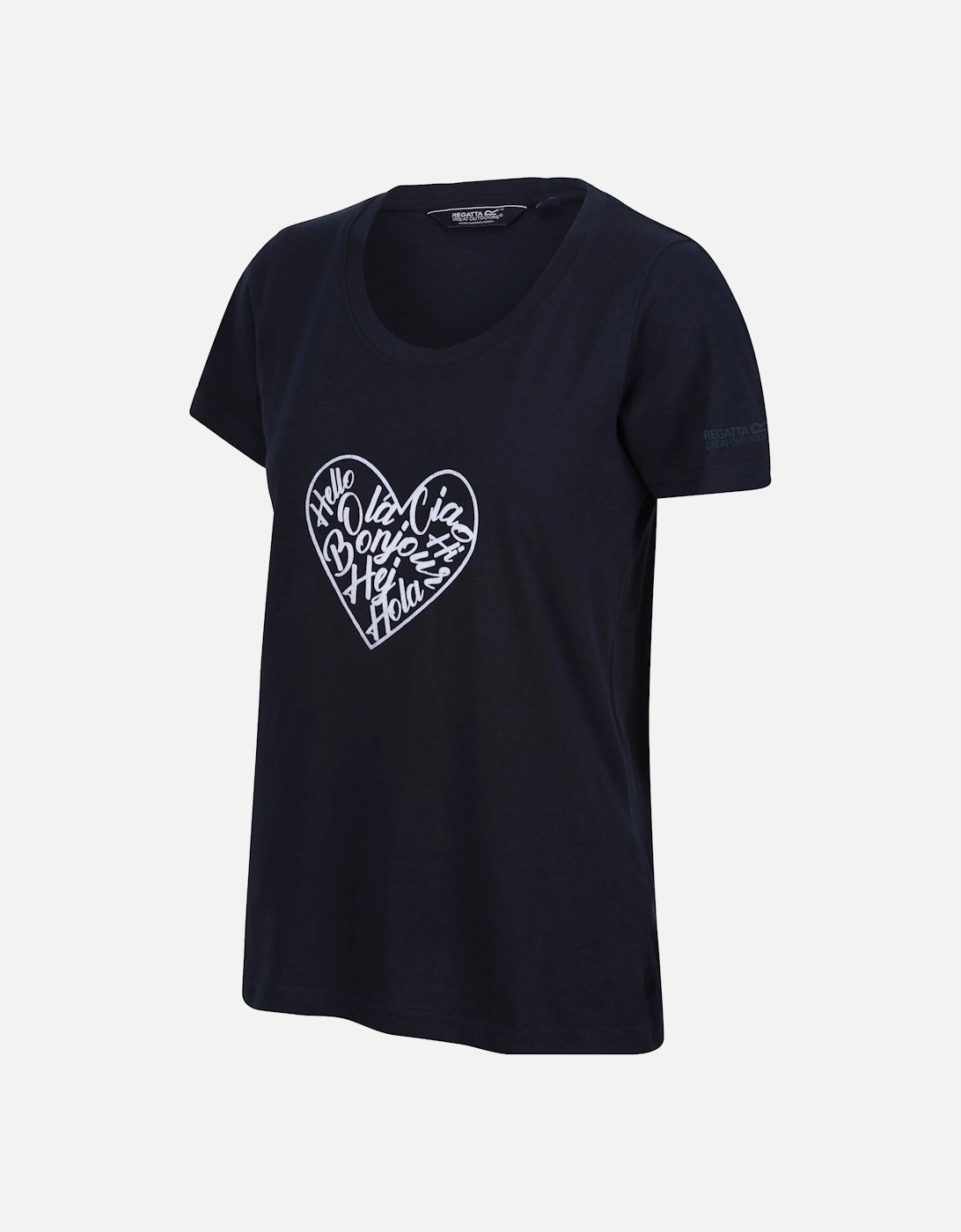 Womens/Ladies Filandra VIII Amore Heart T-Shirt