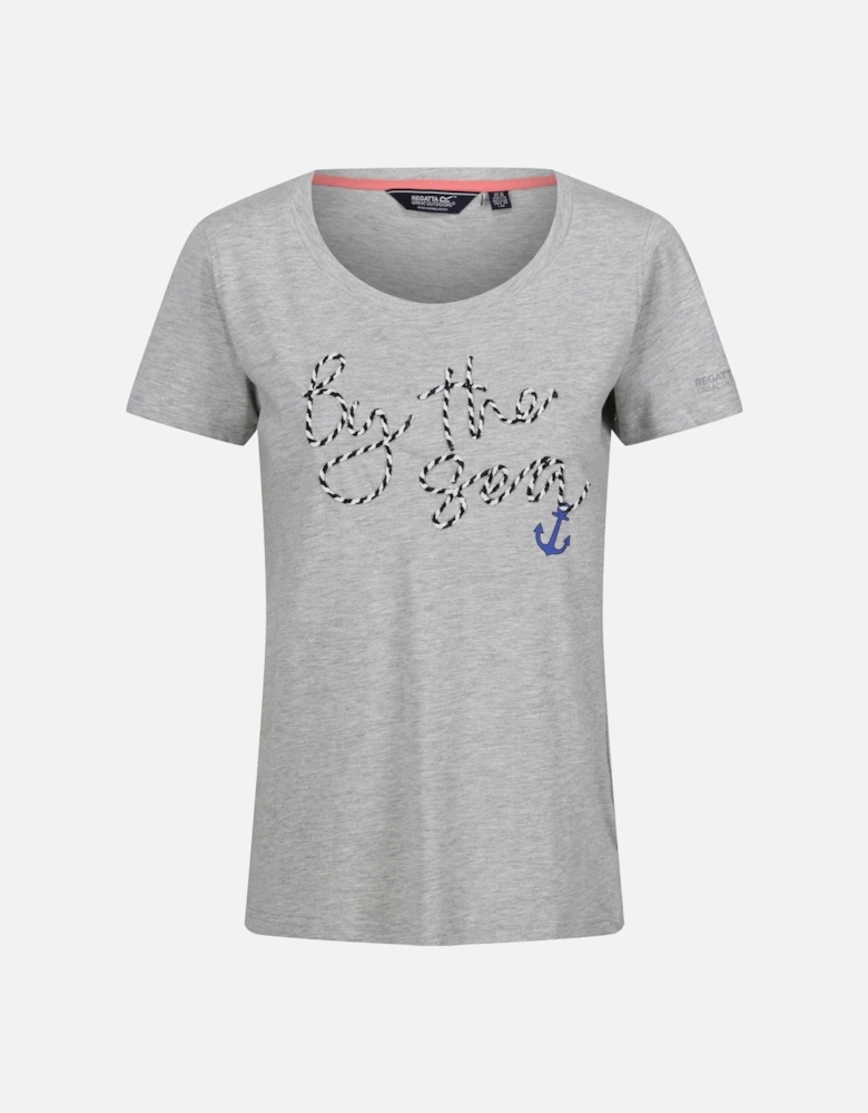 Womens/Ladies Filandra VIII Text Marl T-Shirt